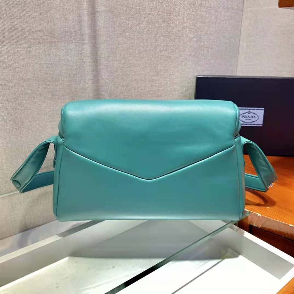 Prada Women Padded Nappa Leather Prada Signaux Bag-Lime - image 4