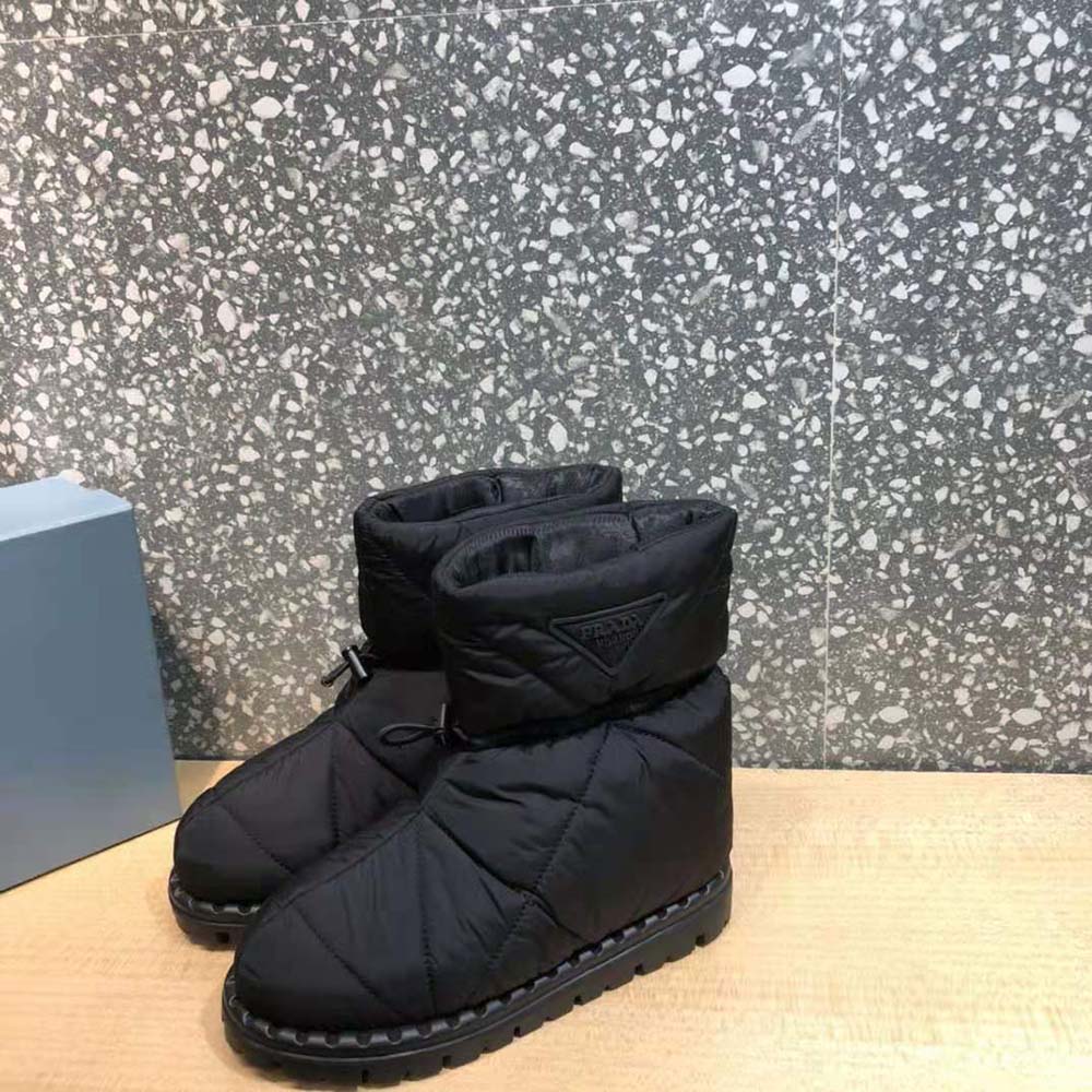 Prada Women Padded Nylon Booties-Black - image 4