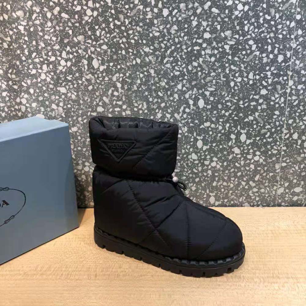 Prada Women Padded Nylon Booties-Black - image 6
