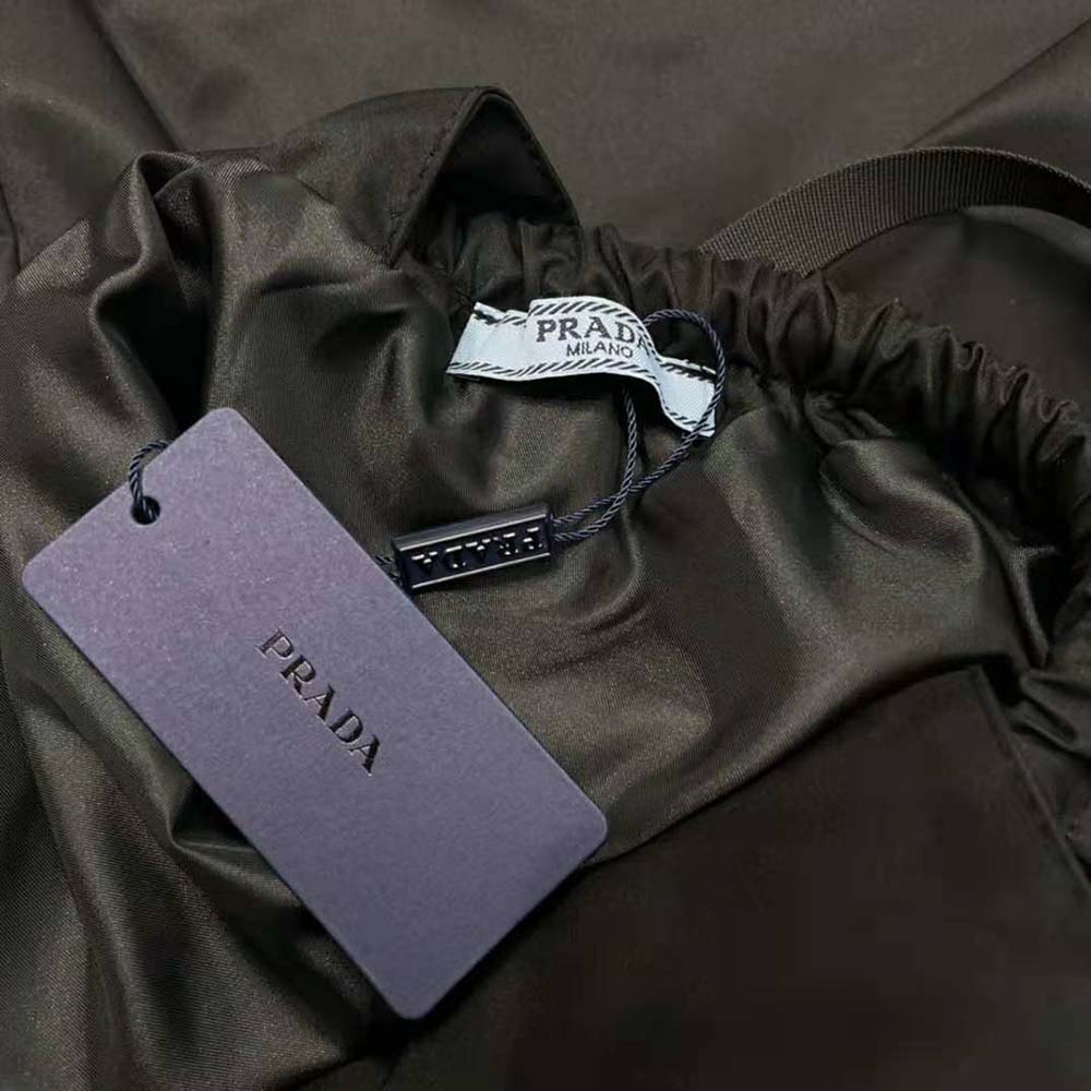 Prada Women Re-Nylon Gabardine Pinafore Dress-Black - image 7