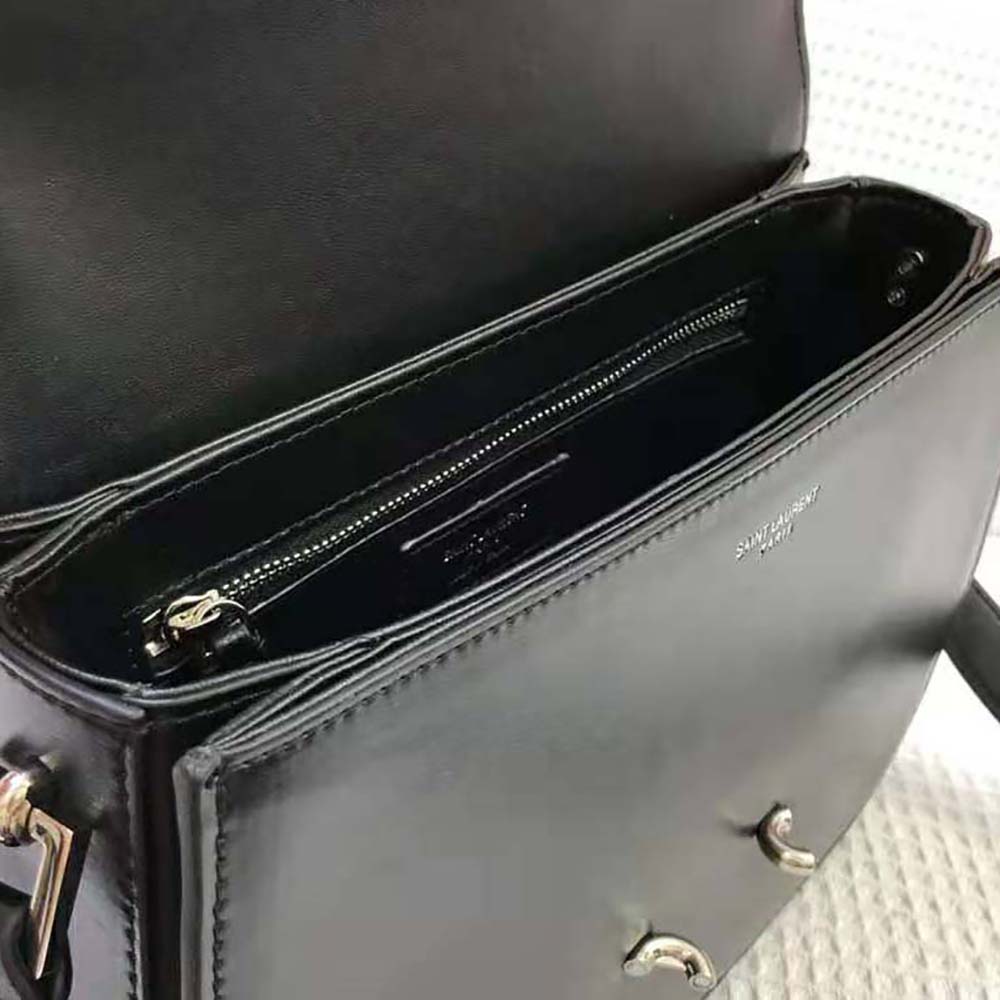 Saint Laurent YSL Women LE Pave Satchel in Smooth Leather - image 7