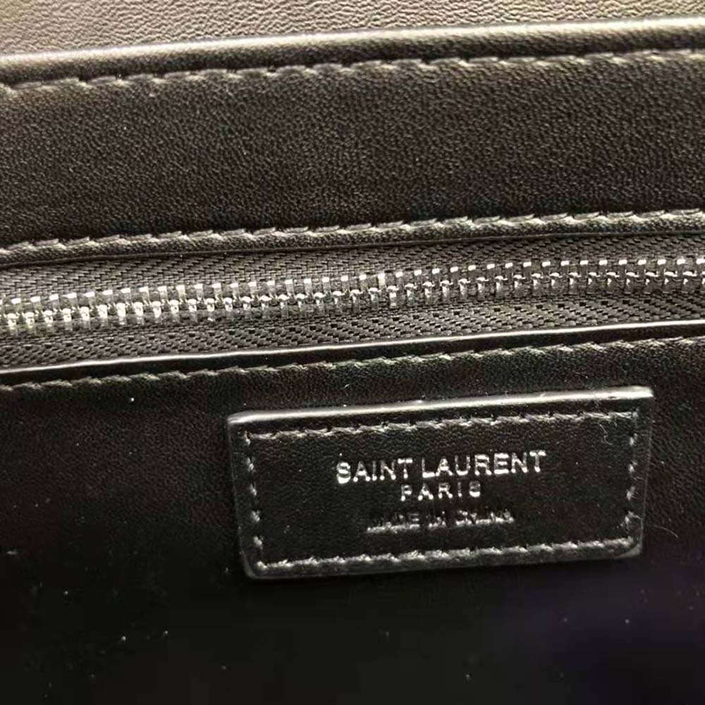 Saint Laurent YSL Women LE Pave Satchel in Smooth Leather - image 9