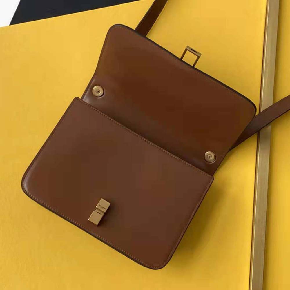 Saint Laurent YSL Women Le Carre Satchel in Box Saint Laurent Leather - image 4