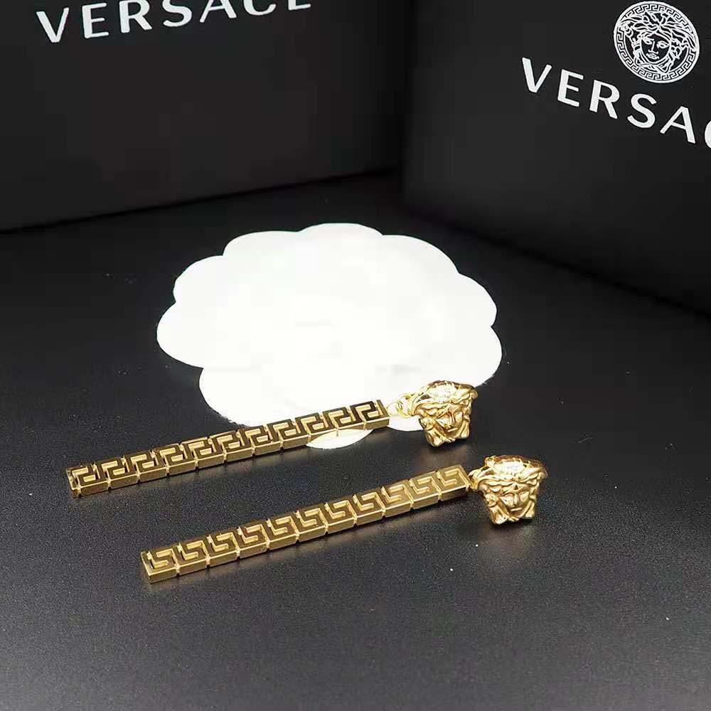 Versace Women Greca Drop Earrings-Gold - image 4