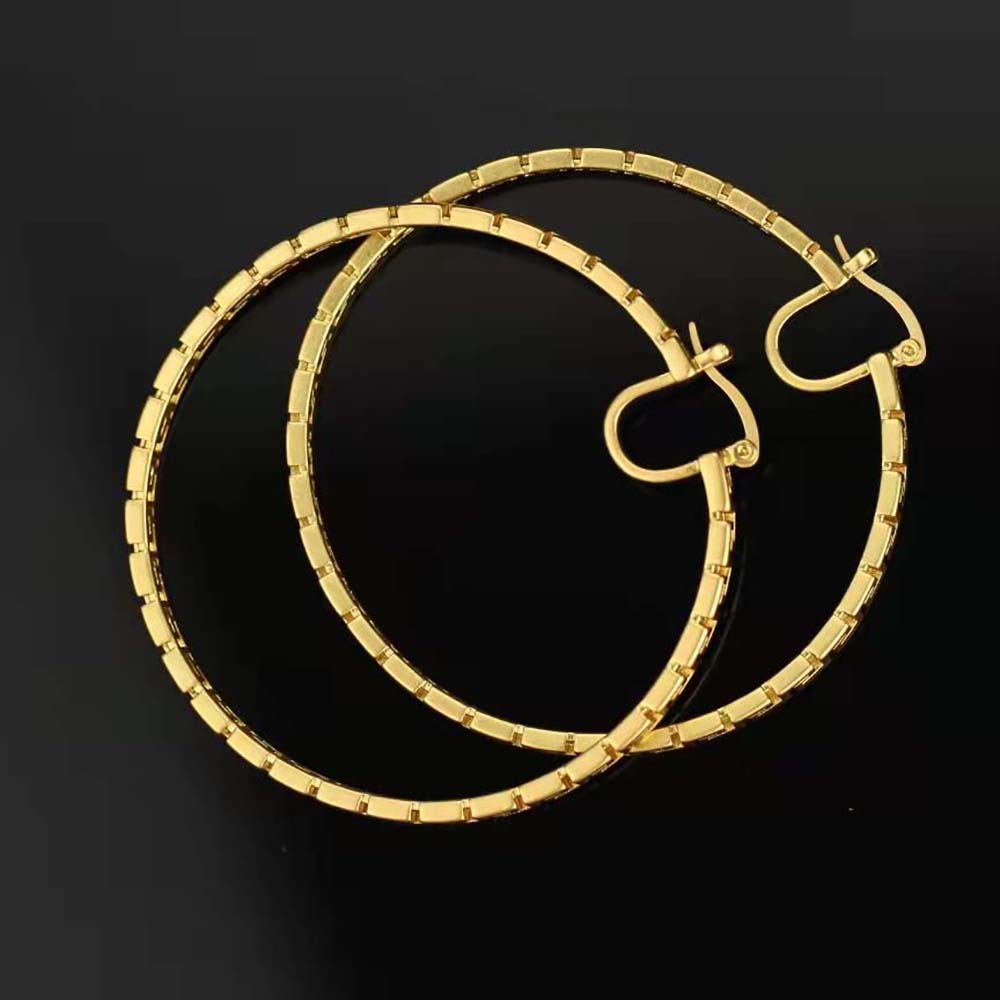 Versace Women Greca Hoop Earrings-Gold - image 4