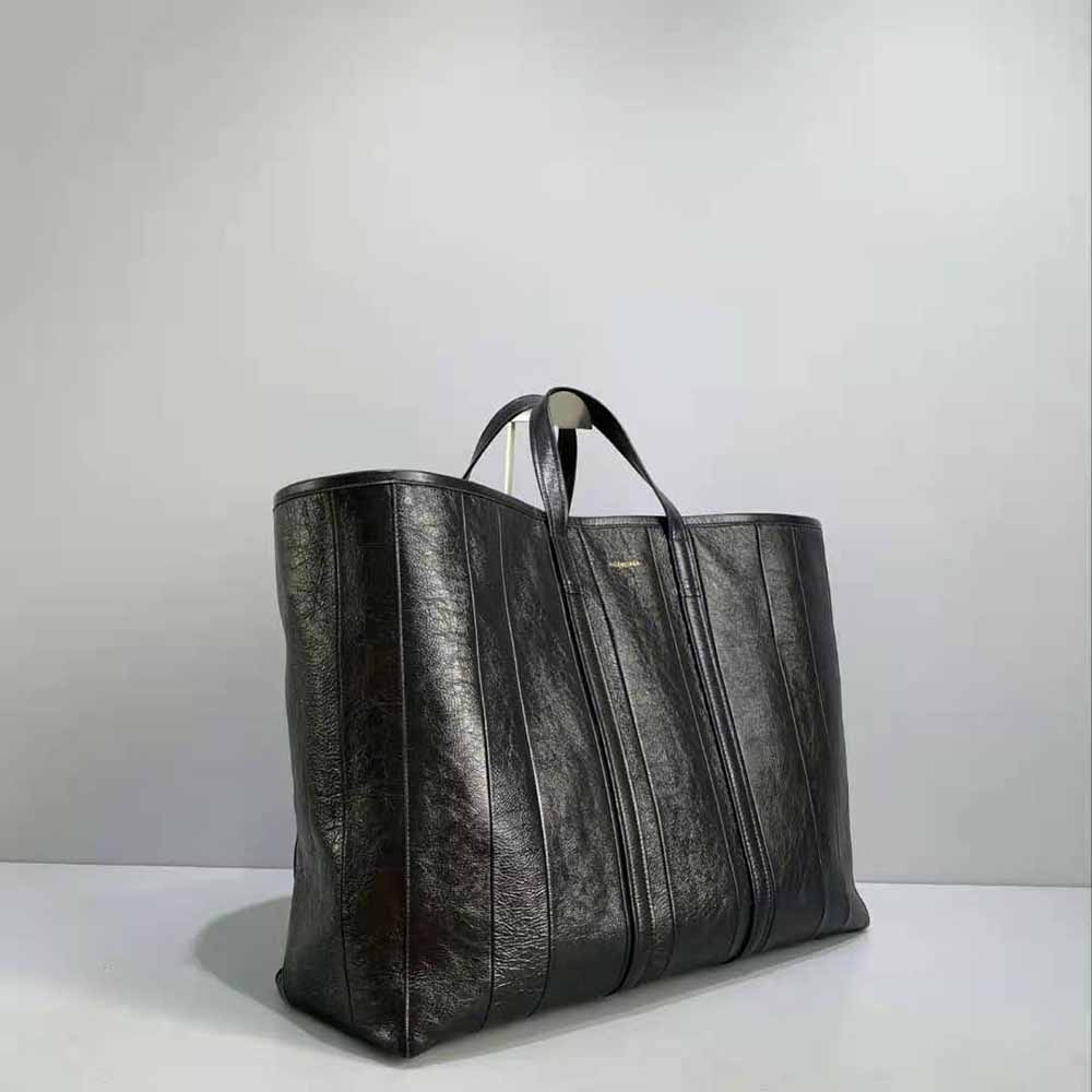 Balenciaga Women Barbes Large East-West Shopper Bag-Black - image 4
