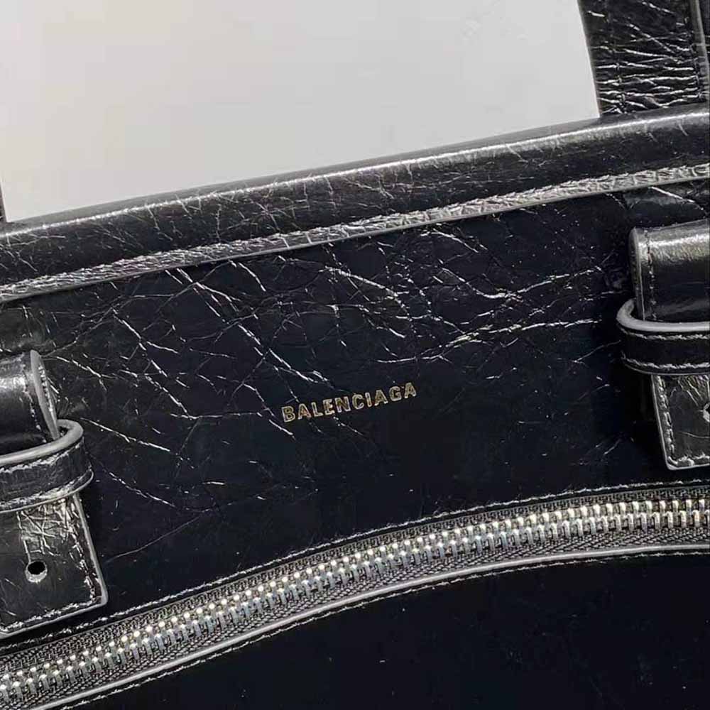 Balenciaga Women Barbes Large East-West Shopper Bag-Black - image 7