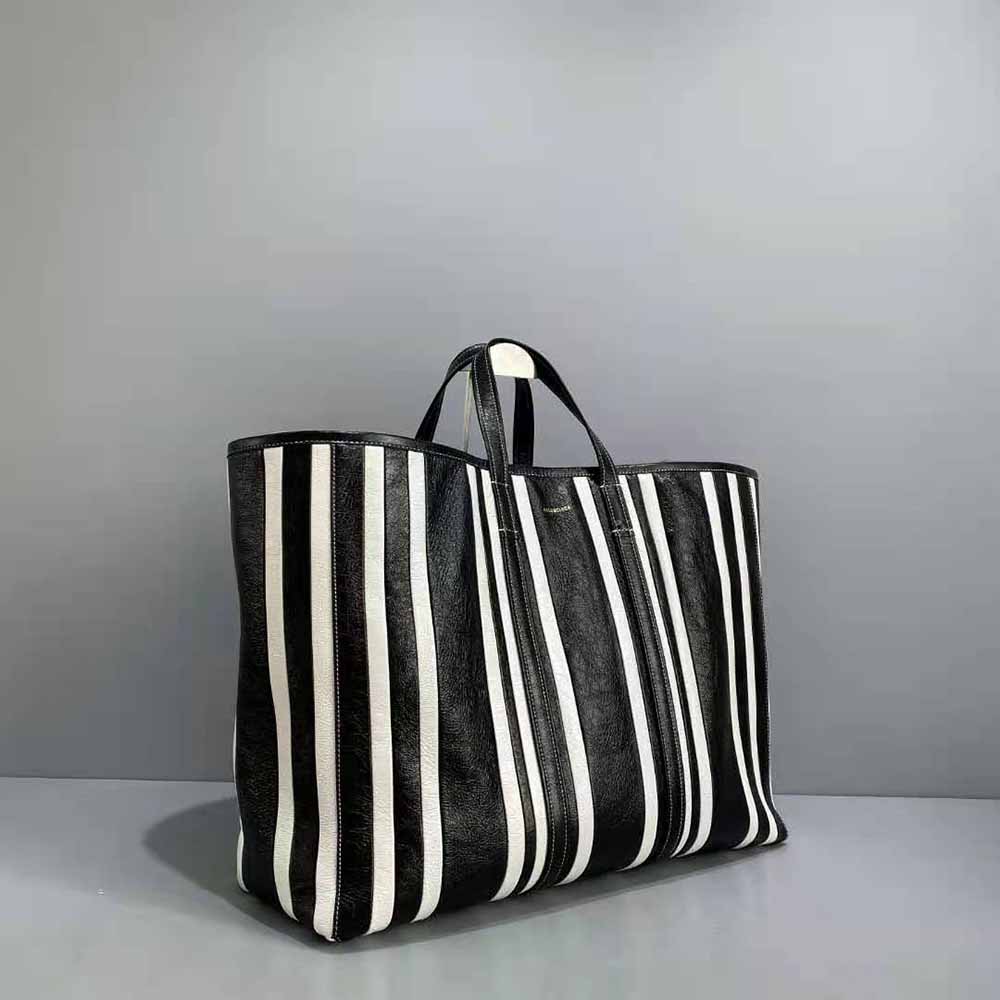 Balenciaga Women Barbes Large East-West Shopper Bag in Black - image 4