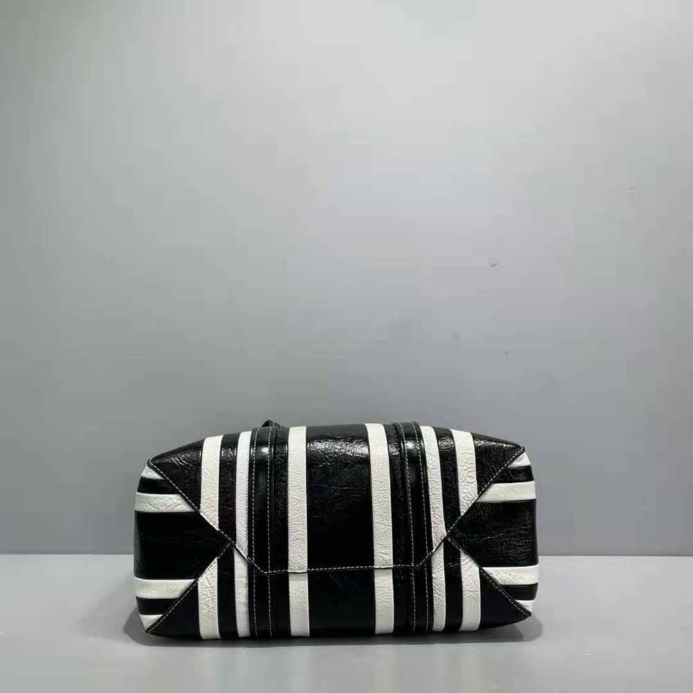 Balenciaga Women Barbes Medium East-West Shopper Bag-Black - image 5