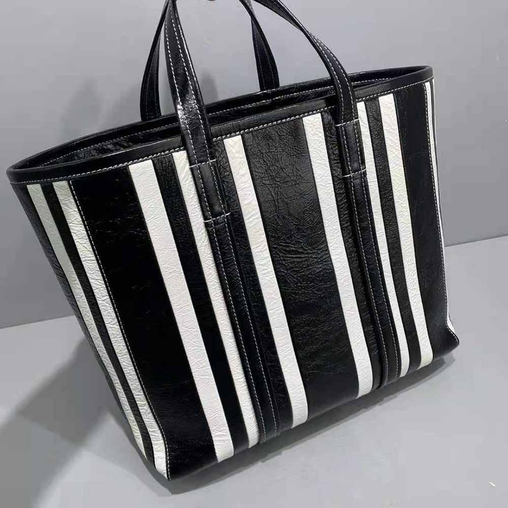 Balenciaga Women Barbes Medium East-West Shopper Bag-Black - image 6