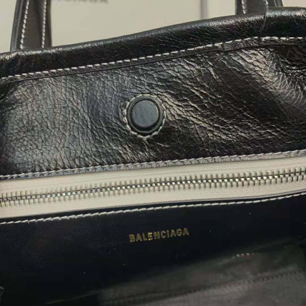 Balenciaga Women Barbes Small East-West Shopper Bag in Black - image 9