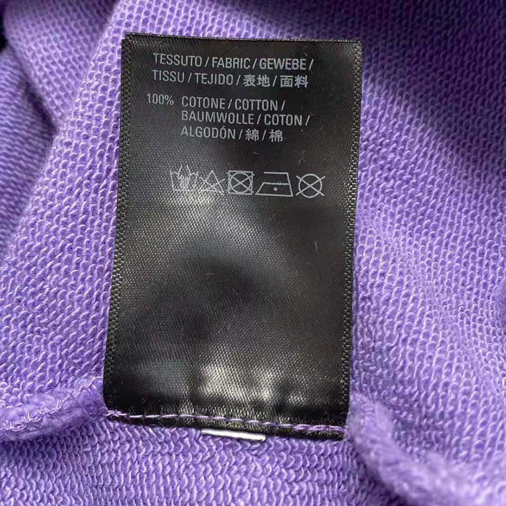 Balenciaga Women Caps Destroyed Hoodie in Purple - image 8