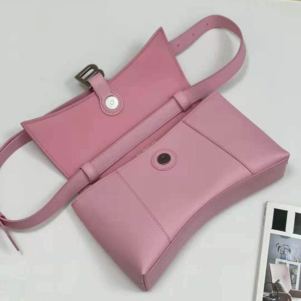 Balenciaga Women Downtown Small Shoulder Bag in Pink - image 7