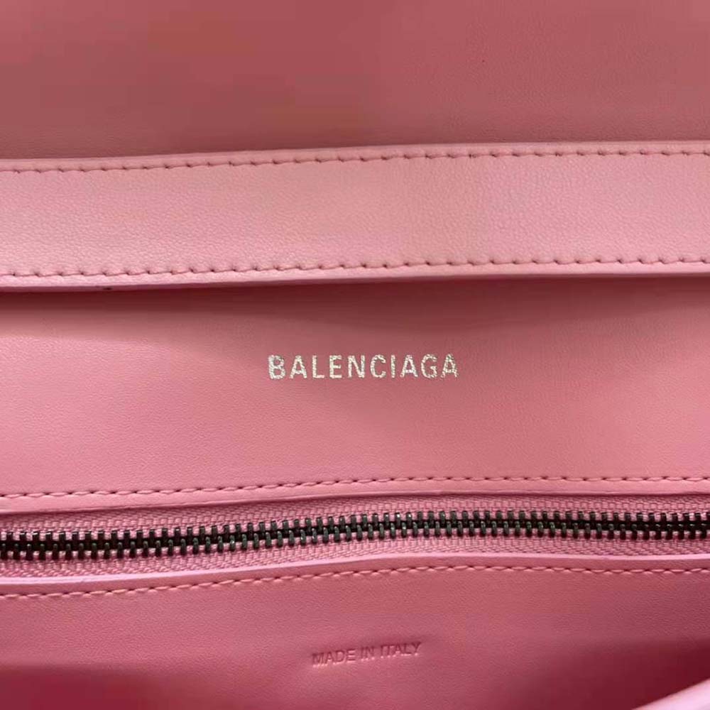 Balenciaga Women Downtown Small Shoulder Bag in Pink - image 9