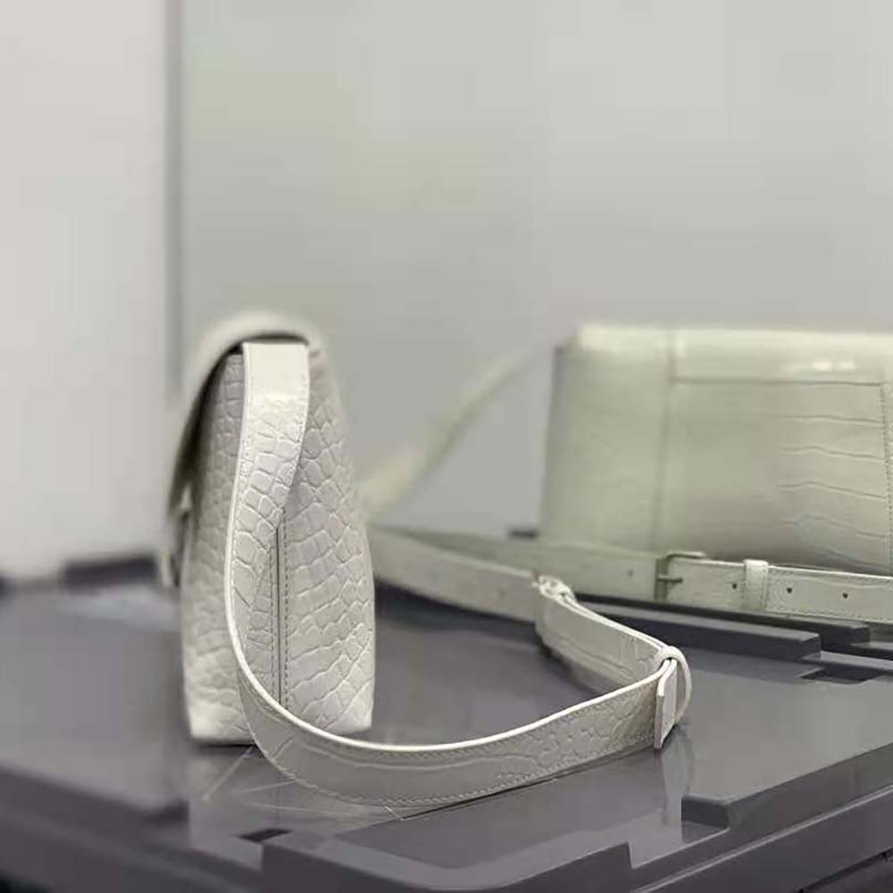 Balenciaga Women Downtown XS Shoulder Bag in White - image 4