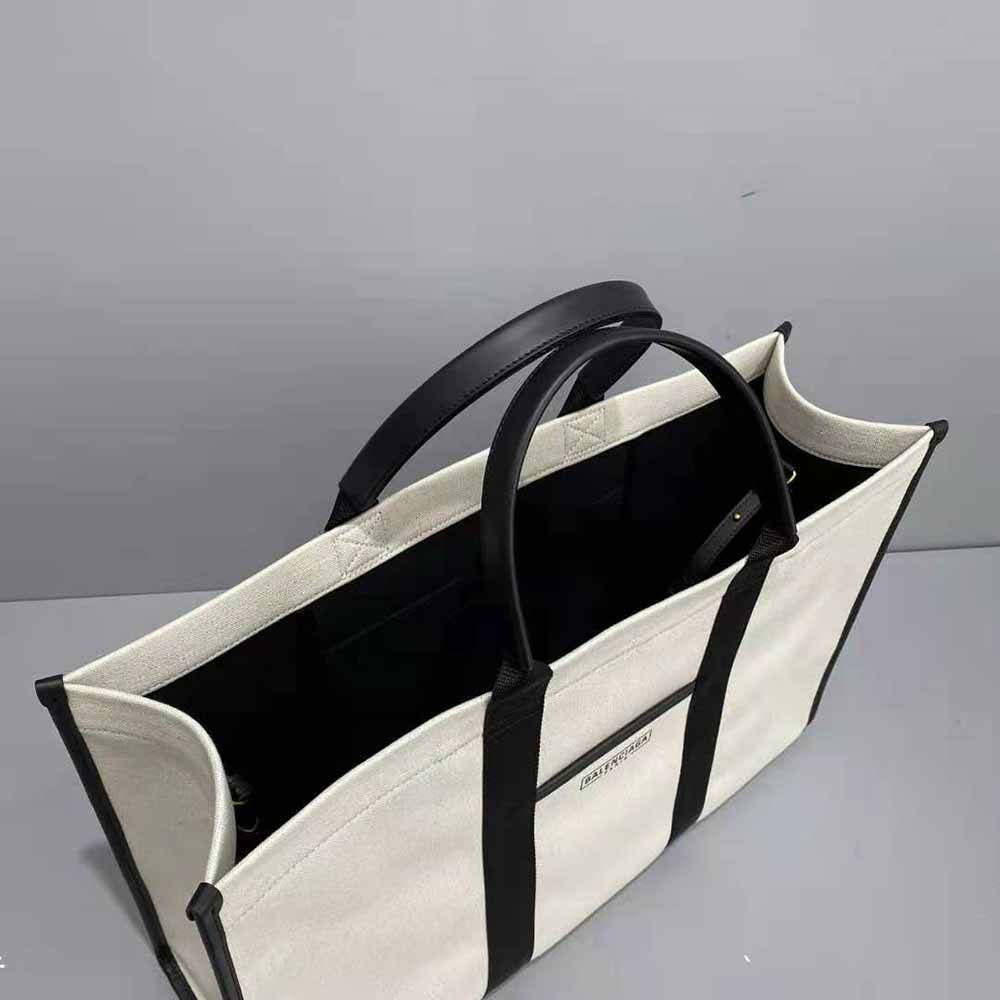 Balenciaga Women Hardware Large Tote Bag-White - image 5