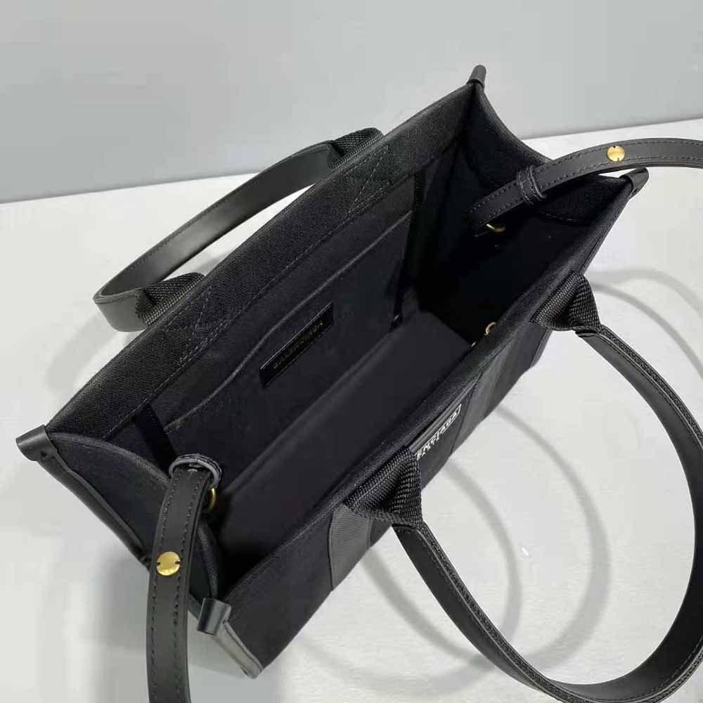 Balenciaga Women Hardware Small Tote Bag With Strap-Black - image 7