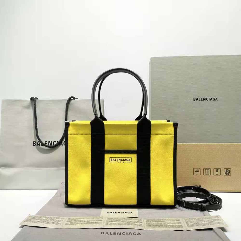 Close-up of silver hardware on Balenciaga Women Hardware Small Tote Bag With Strap