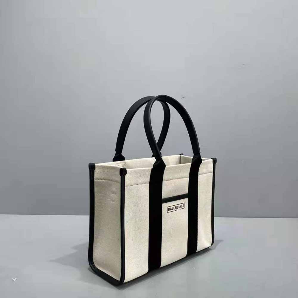 Balenciaga Women Hardware Small Tote Bag With Strap-White - image 10