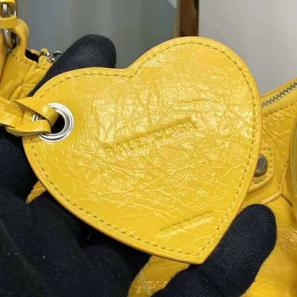 Balenciaga Women Le Cagole XS Shoulder Bag in Yellow - image 10