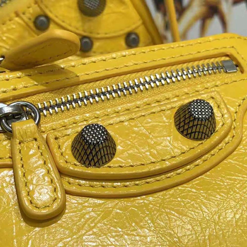 Balenciaga Women Le Cagole XS Shoulder Bag in Yellow - image 8