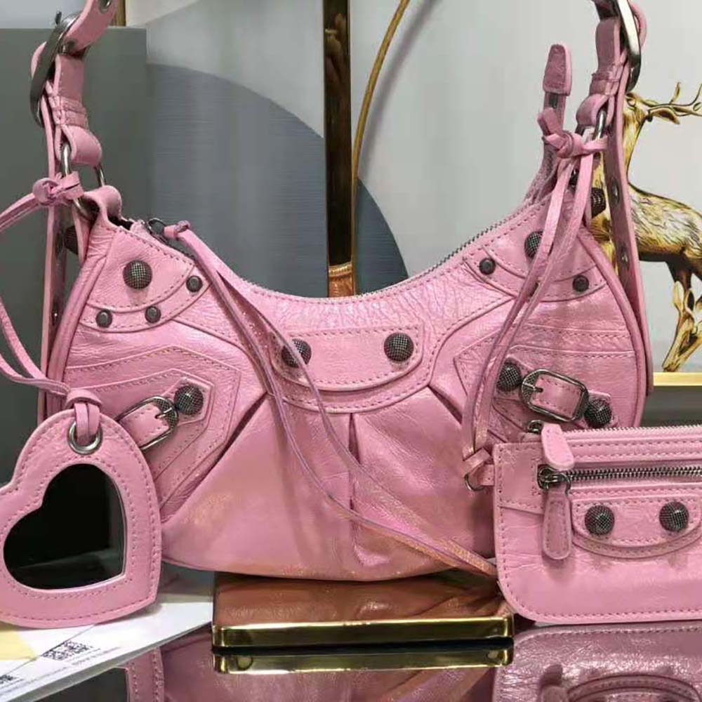 Balenciaga Women Le Cagole XS Shoulder Bag-Pink - image 4