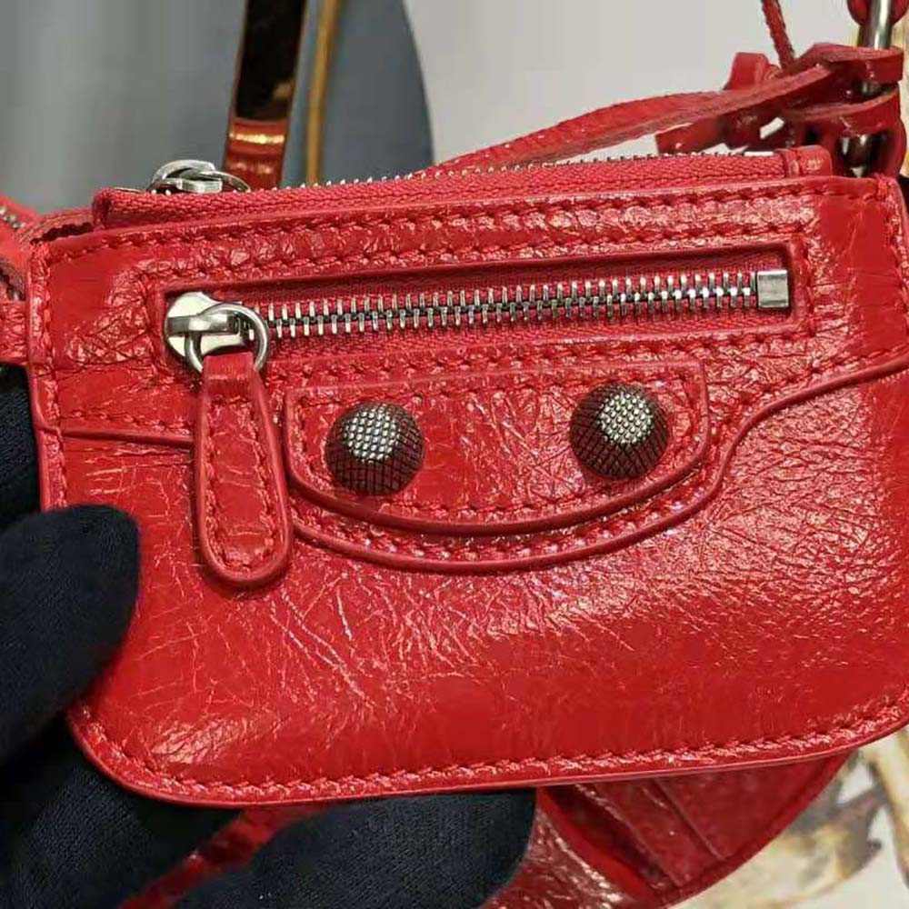 Balenciaga Women Le Cagole XS Shoulder Bag in Red - image 6