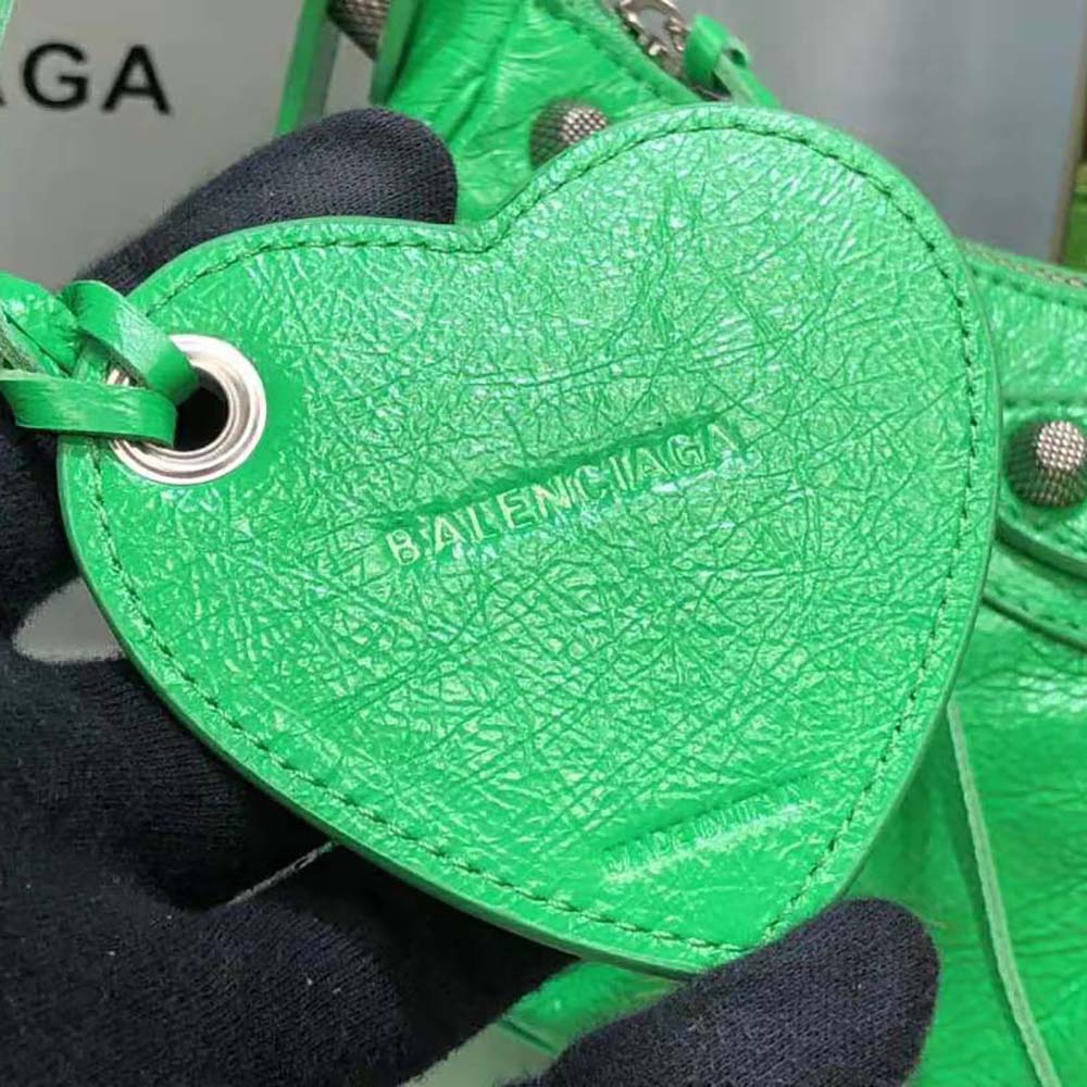 Balenciaga Women Le Cagole XS Shoulder Bag-Green - image 10