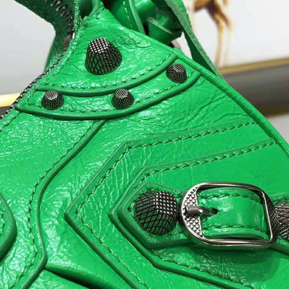 Balenciaga Women Le Cagole XS Shoulder Bag-Green - image 6