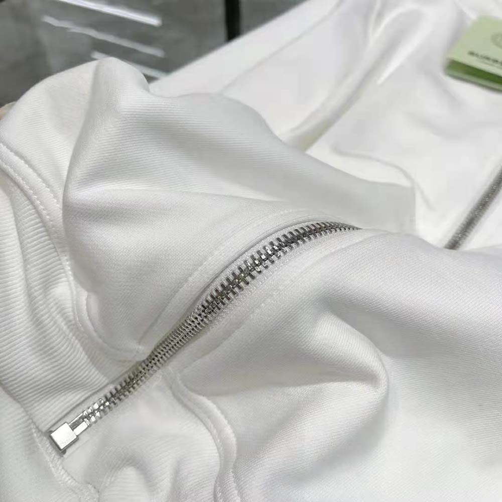 Burberry Women Heart Motif Cotton Hooded Top-White - image 7