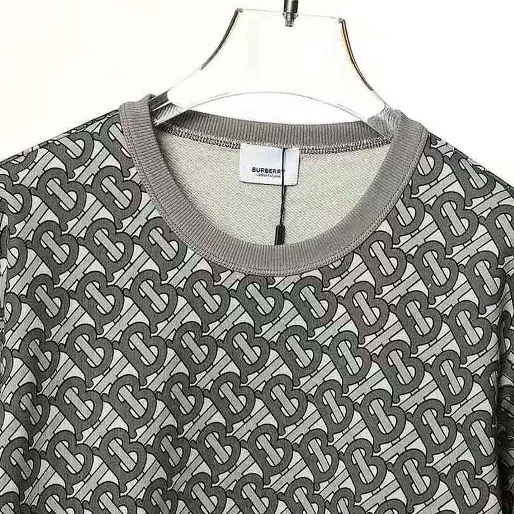 Burberry Women Monogram Print Cotton Sweatshirt - image 4