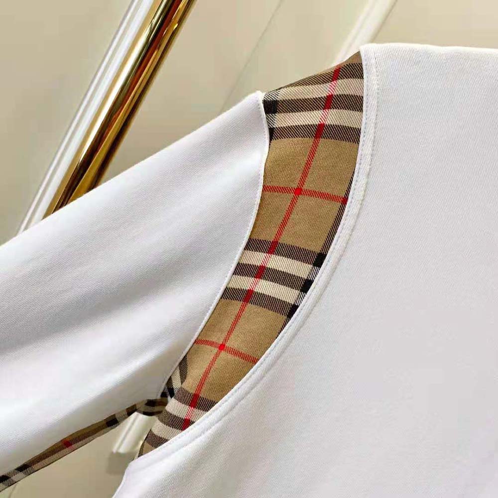 Burberry Women Vintage Check Panel Cotton Oversized Hoodie - image 6