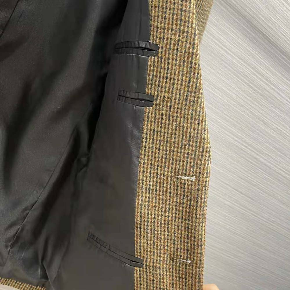 Celine Women Classic Jacket in Checked Tweed - image 10