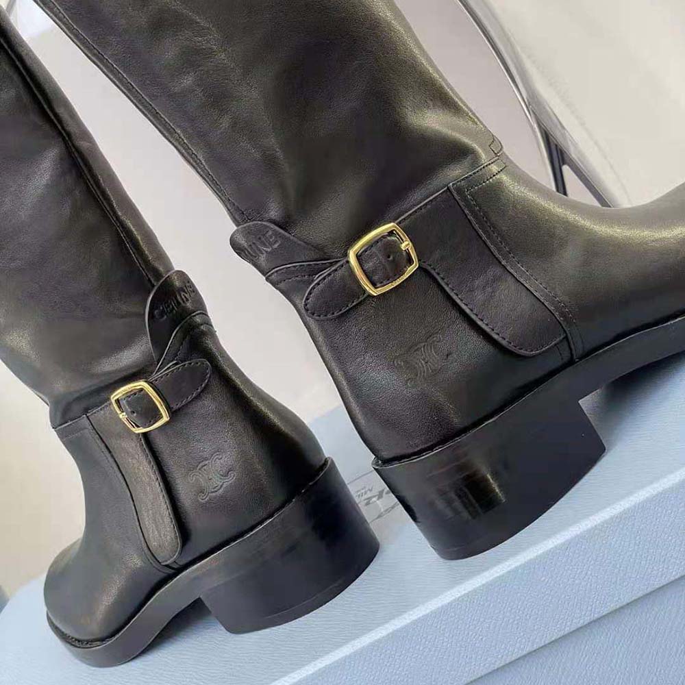 Celine Women Folco Buckled Boot in Calfskin - image 9