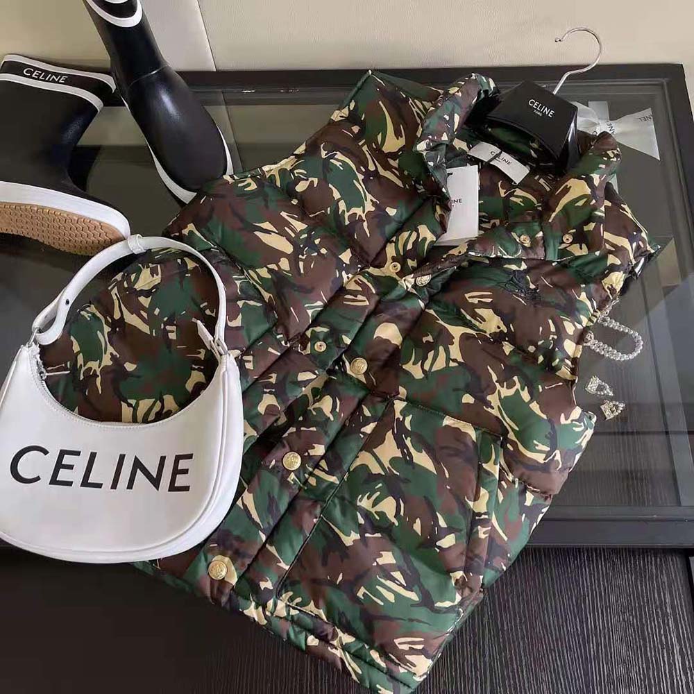 Celine Women Loose Jacket in Printed Nnylon - image 2
