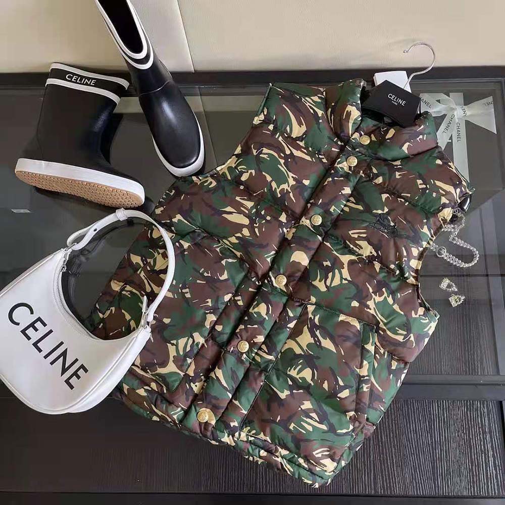 Celine Women Loose Jacket in Printed Nnylon - image 4