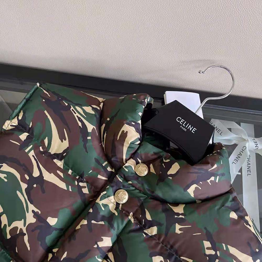 Celine Women Loose Jacket in Printed Nnylon - image 9