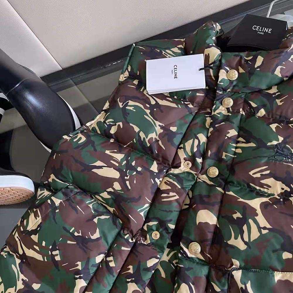 Celine Women Loose Jacket in Printed Nnylon - image 6
