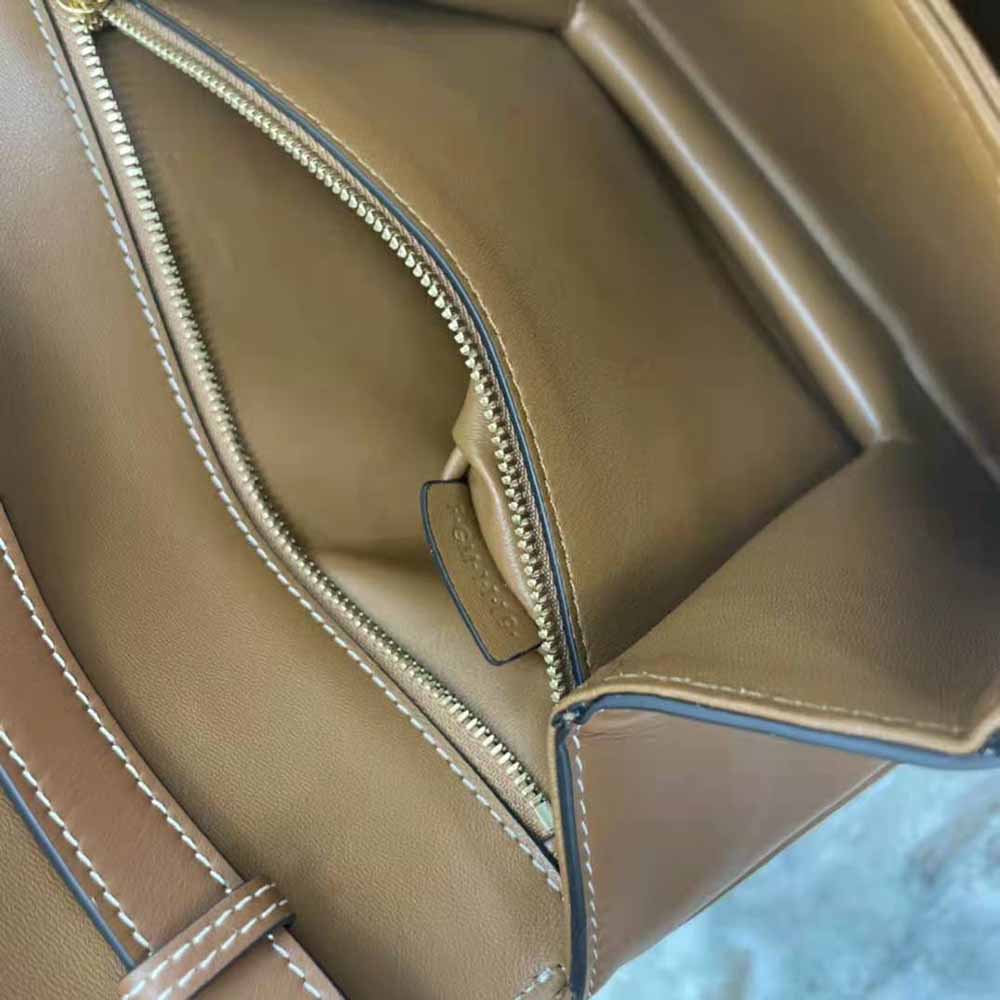 Celine Women Medium Tabou in Smooth Calfskin-Brown - image 10