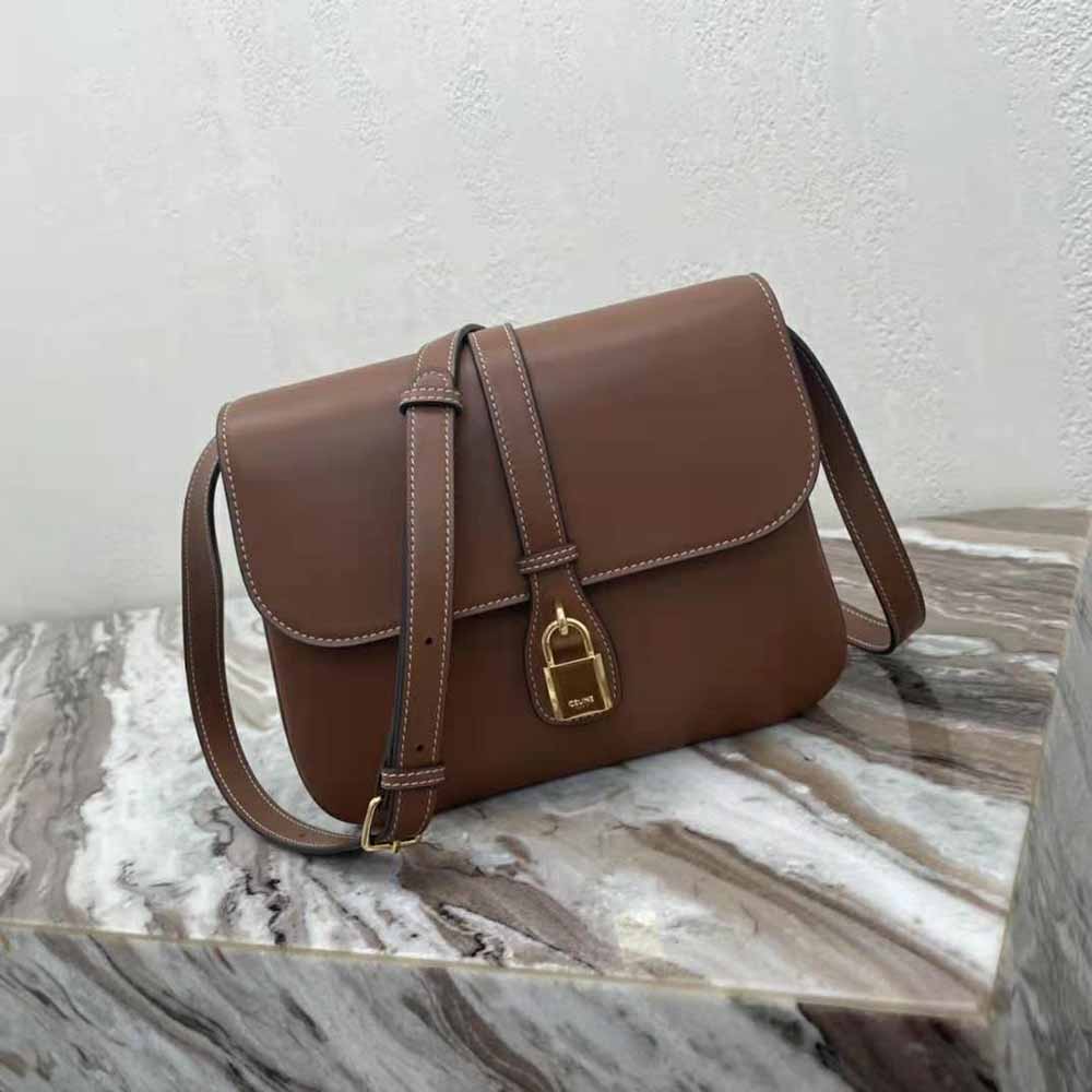 Celine Women Medium Tabou in Smooth Calfskin-Brown - image 2