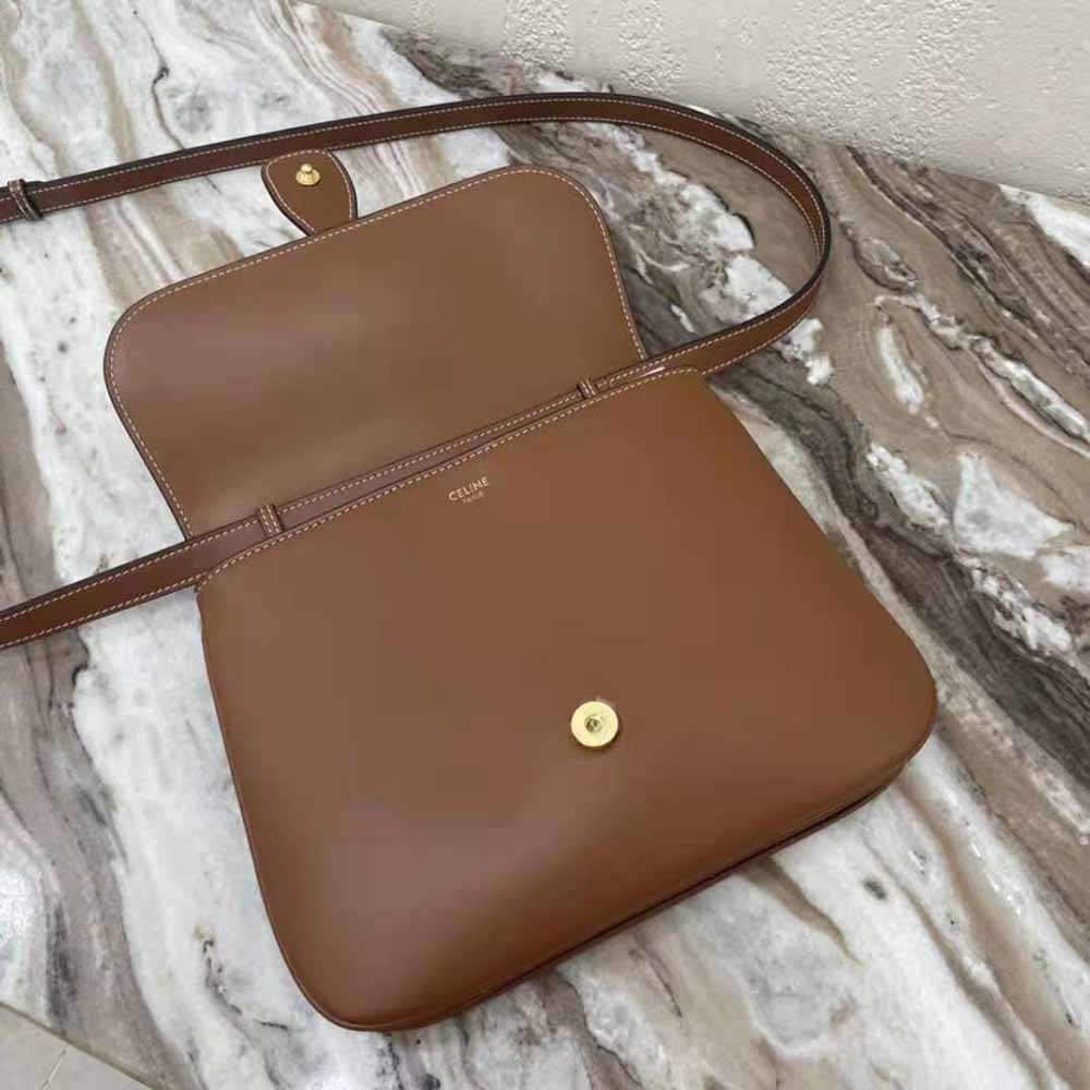 Celine Women Medium Tabou in Smooth Calfskin-Brown - image 6