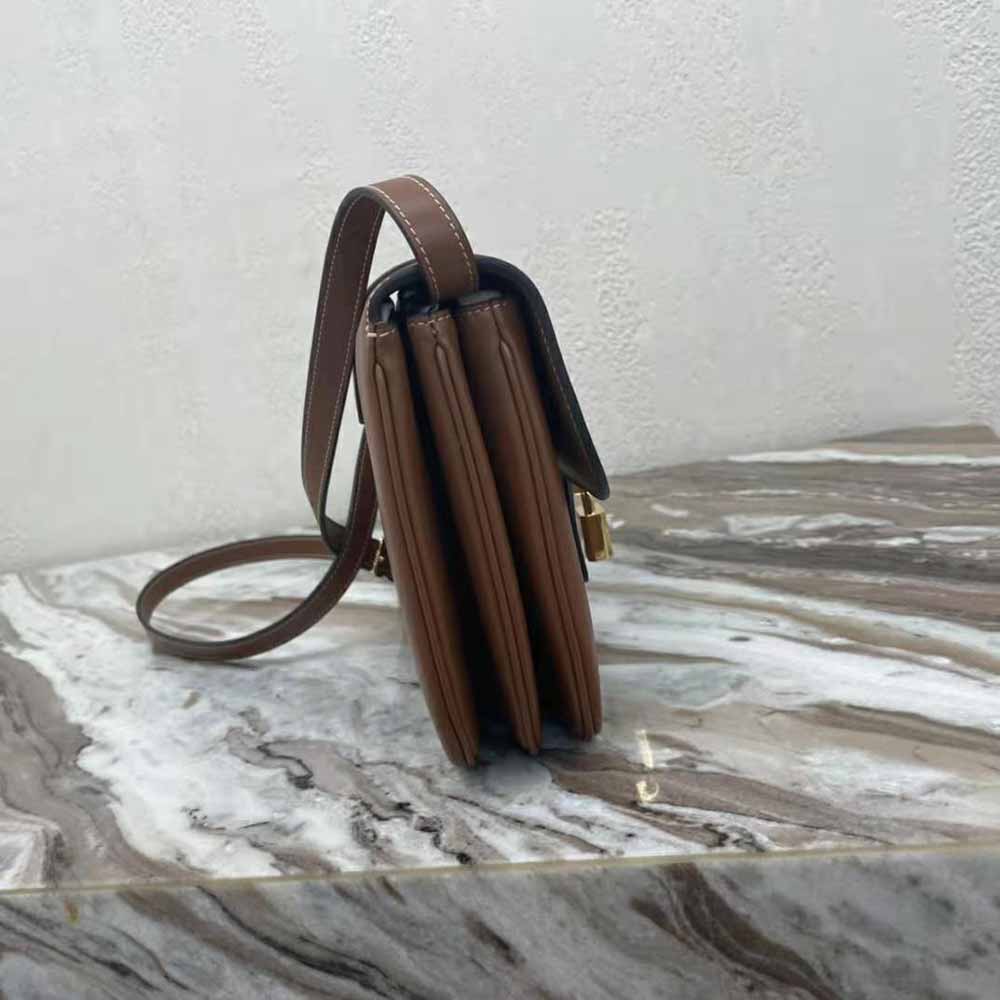 Celine Women Medium Tabou in Smooth Calfskin-Brown - image 5
