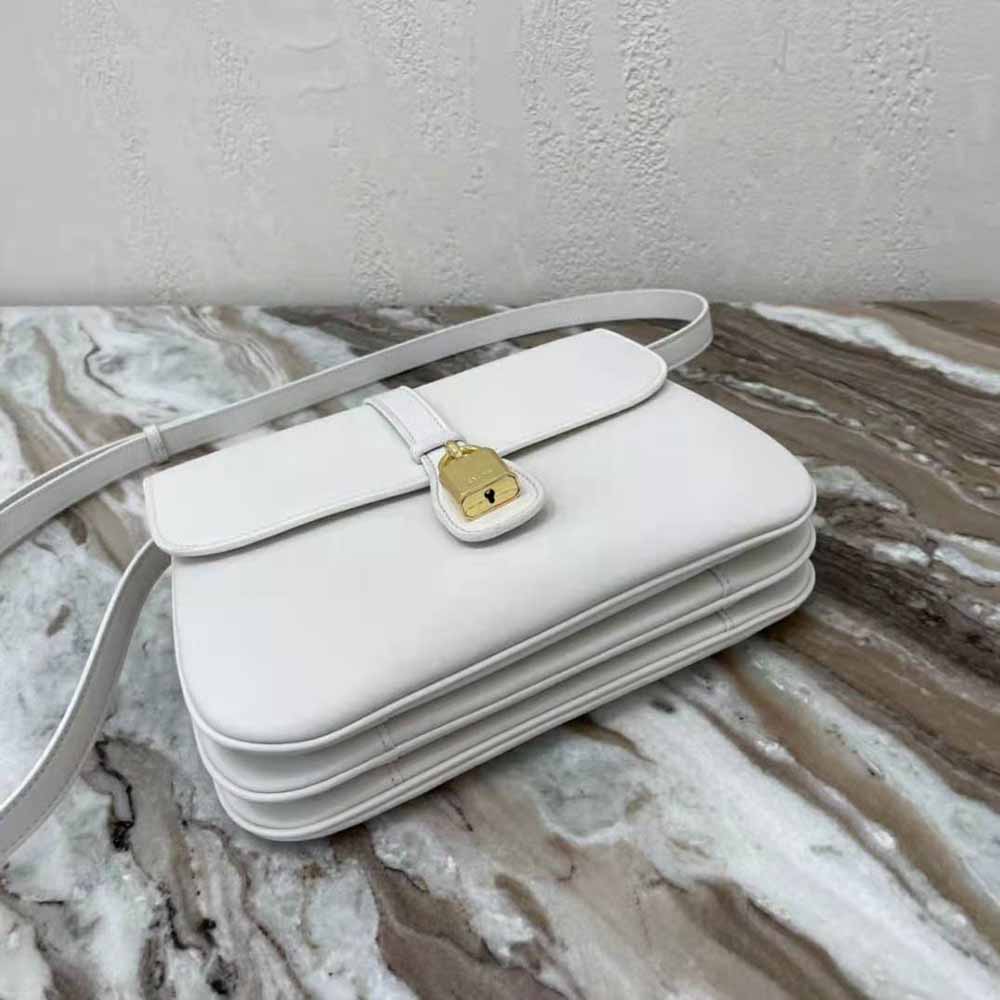 Celine Women Medium Tabou in Smooth Calfskin-White - image 6