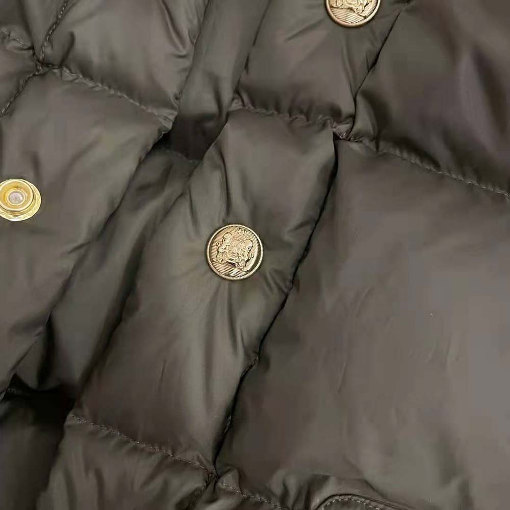 Celine Women Quilted Blouson Jacket in Lightweight Nylon - image 9