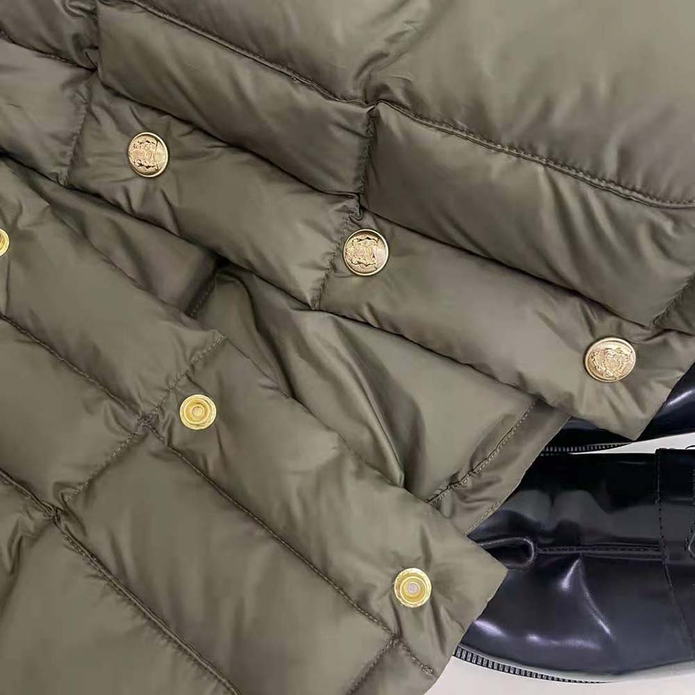Celine Women Quilted Blouson Jacket in Lightweight Nylon - image 7