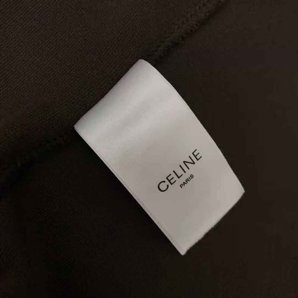 Celine Women Triomphe Jersey Sweatshirt in Velvet - image 9