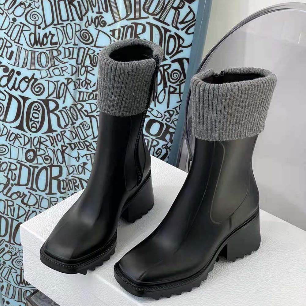 Chloe Women Betty Rain Boot in PVC-Black - image 4