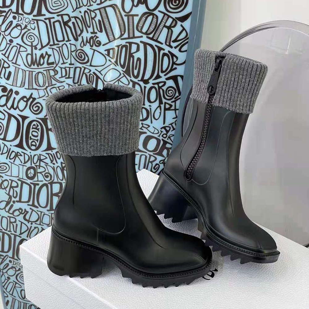 Chloe Women Betty Rain Boot in PVC-Black - image 5