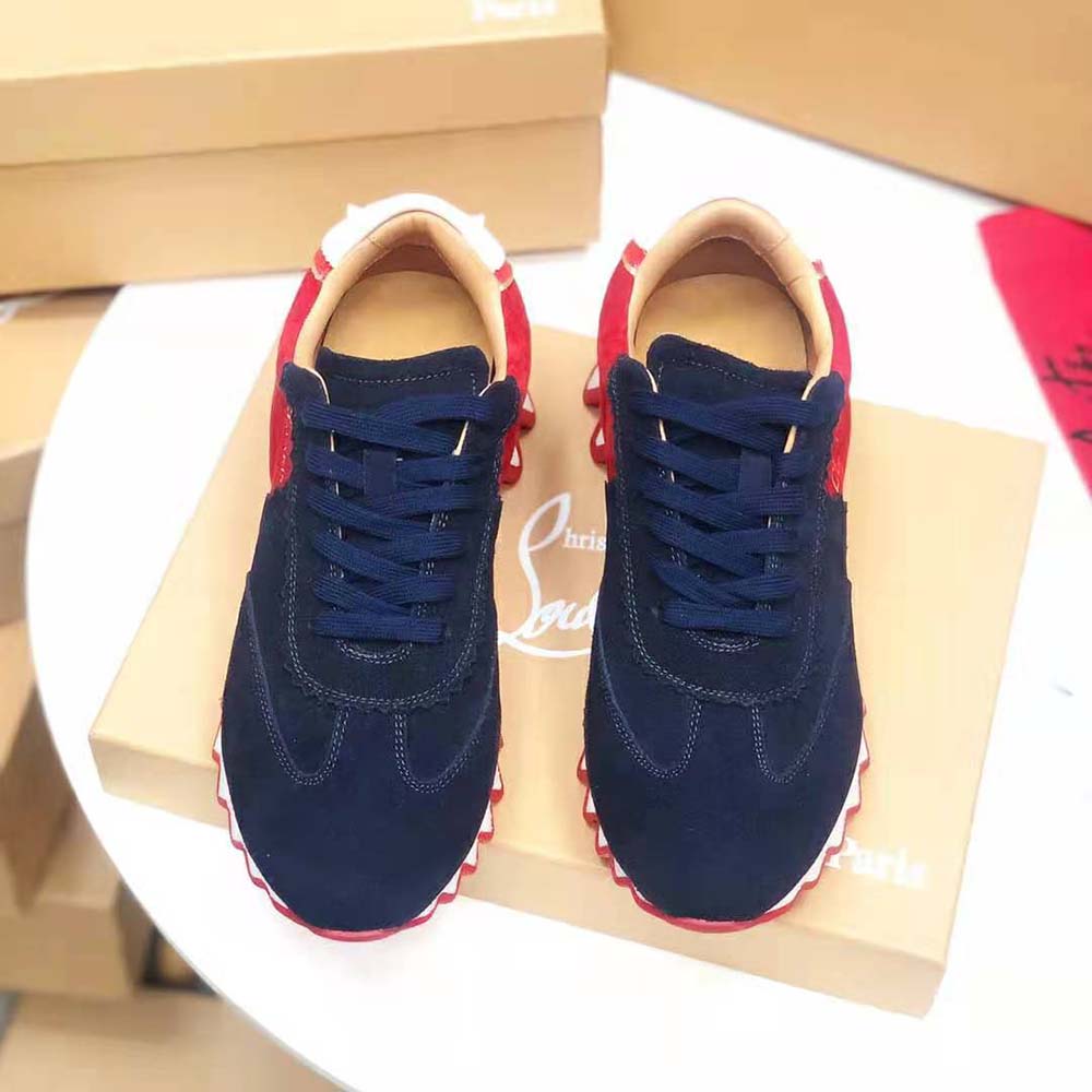 Christian Louboutin Women Loubishark Flat-Navy - image 4