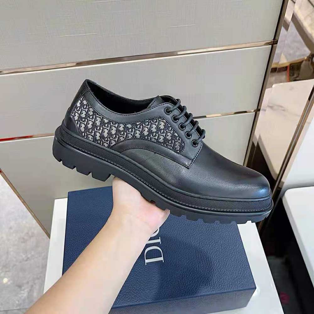 Dior Men Explorer Derby Shoe Black Smooth Calfskin - image 4
